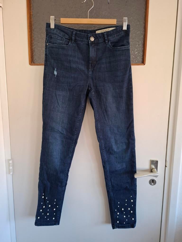Esmara Super Skinny Fit Jeans met parels, Esmara, Zo goed als nieuw, W30 - W32 (confectie 38/40), Verzenden