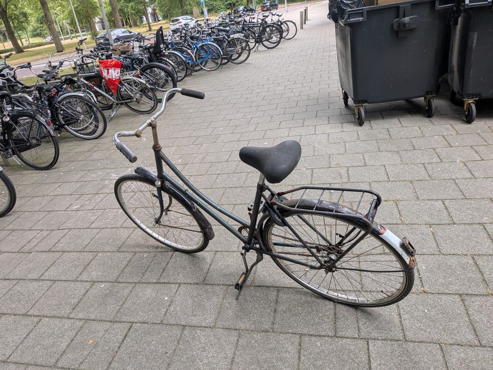 Damesfiets - Opknapper met goed slot, Terugtraprem, Gebruikt, 50 tot 53 cm, Ophalen