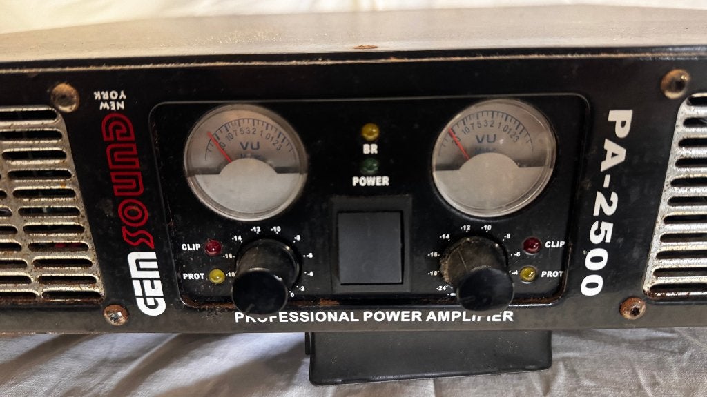 GemSound Versterker PA-2500, Ophalen, Gebruikt, 120 watt of meer, Overige merken