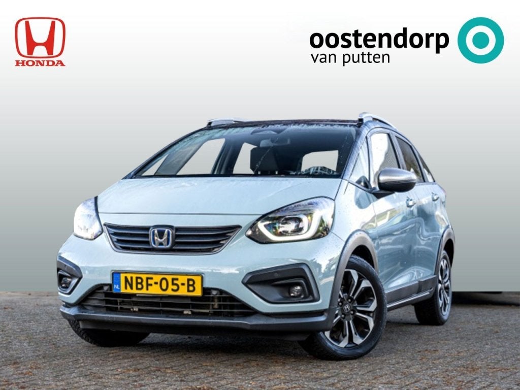HONDA Jazz 1.5 1.5 Full Hybrid Crosstar Automaat | Bi-Tone S, Auto's, Keurmerk '100% Onderhouden', Dealer onderhouden, Stof, 4 cilinders