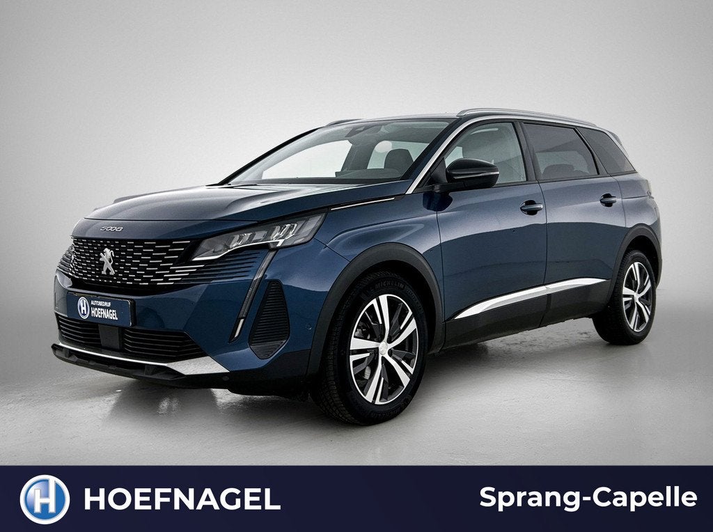 Peugeot 5008 1.2 PureTech Allure | 7 Persoons | Camera | Cru, Auto's, Peugeot, Gebruikt, 1199 cc, Blauw, Bedrijf