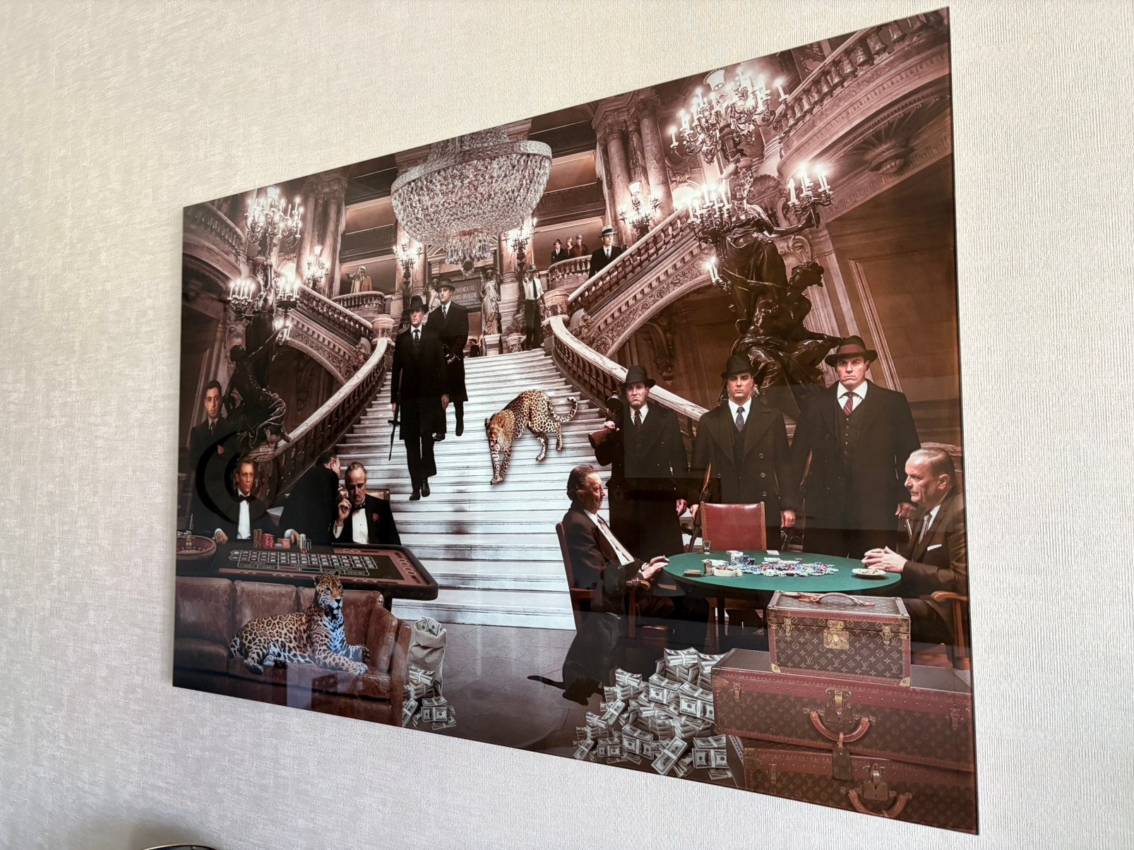 Glasschilderij, Ophalen, Zo goed als nieuw, Schilderij, 100 tot 125 cm