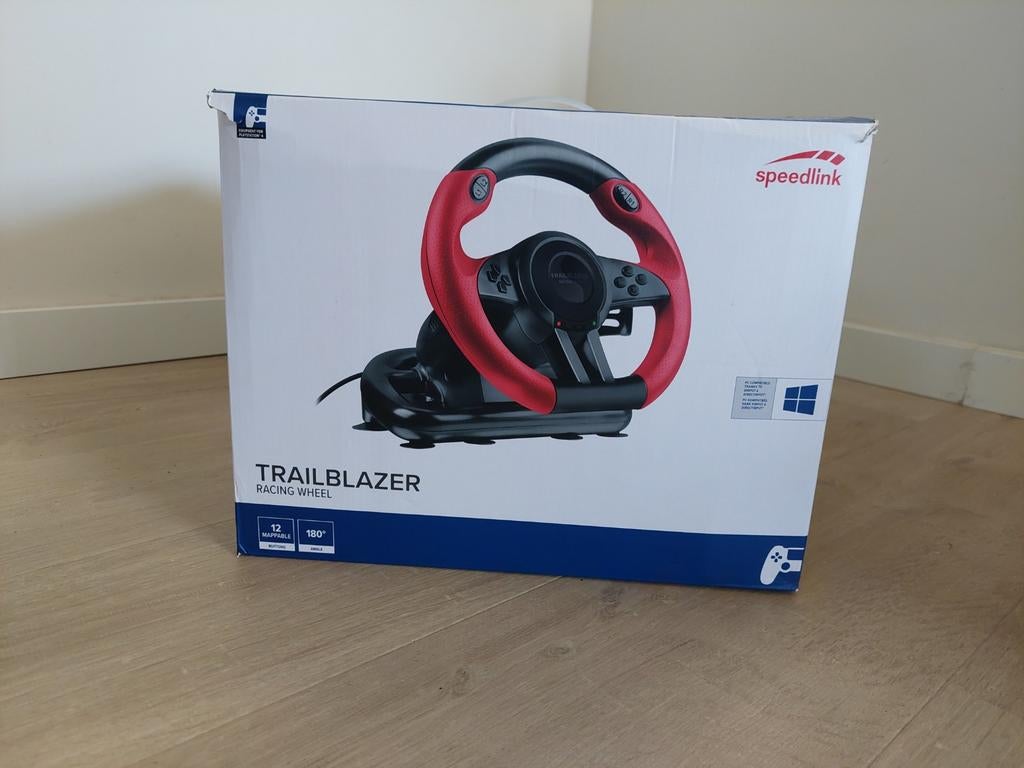 Racing wheel - TRAILBLAZER, Spelcomputers en Games, Spelcomputers | Sony PlayStation Consoles | Accessoires, Zo goed als nieuw