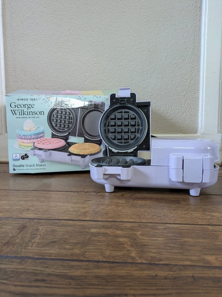 George Wilkinson Dubbele Snack Maker - Wafelijzer, Ophalen of Verzenden, Uitneembare platen, Gebruikt