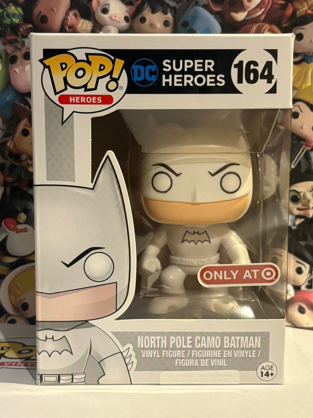 Funko pop north pole camo batman 164 DC super heroes target, Ophalen of Verzenden, Zo goed als nieuw