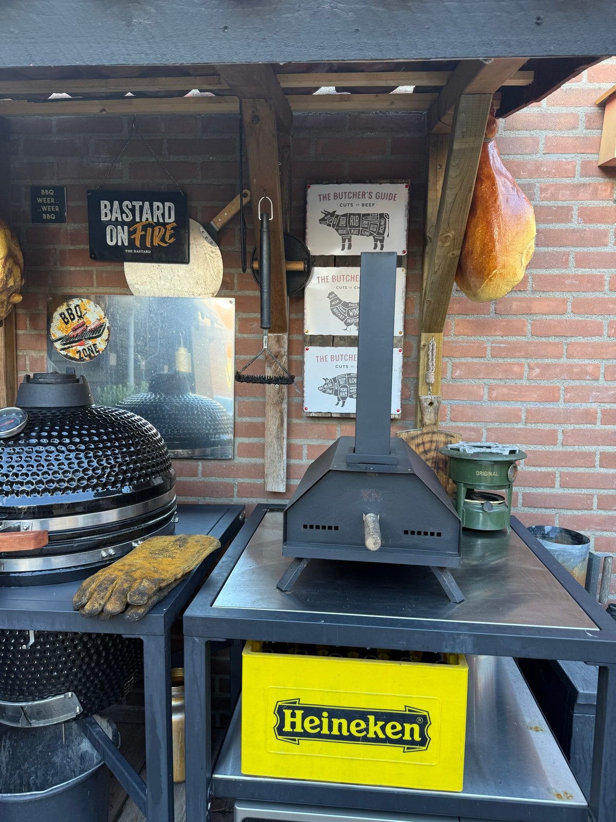 Pizzaoven voor buiten,, Tuin en Terras, Pizzaovens, Ophalen, Gebruikt