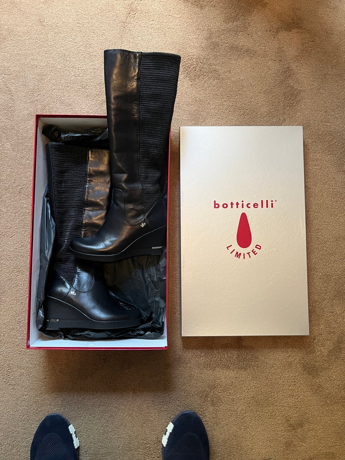 Gloednieuwe Botticelli Limited laarzen - Maat 37, Ophalen of Verzenden, Nieuw, Zwart, Hoge laarzen