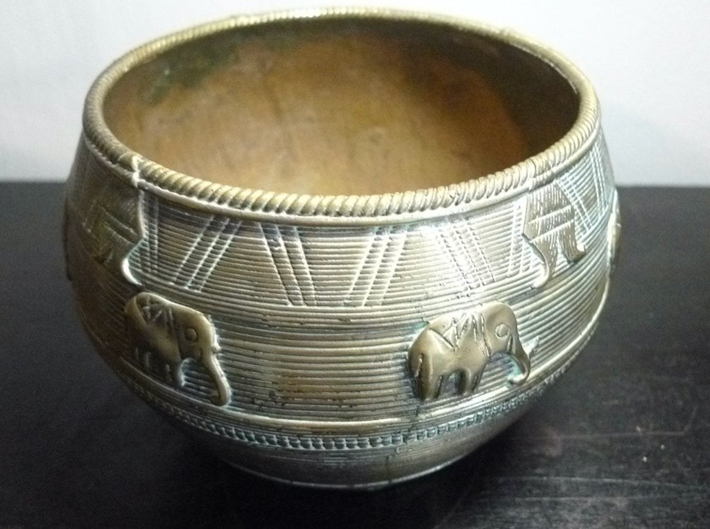 messing pot uit de jaren 60 India, Ophalen of Verzenden
