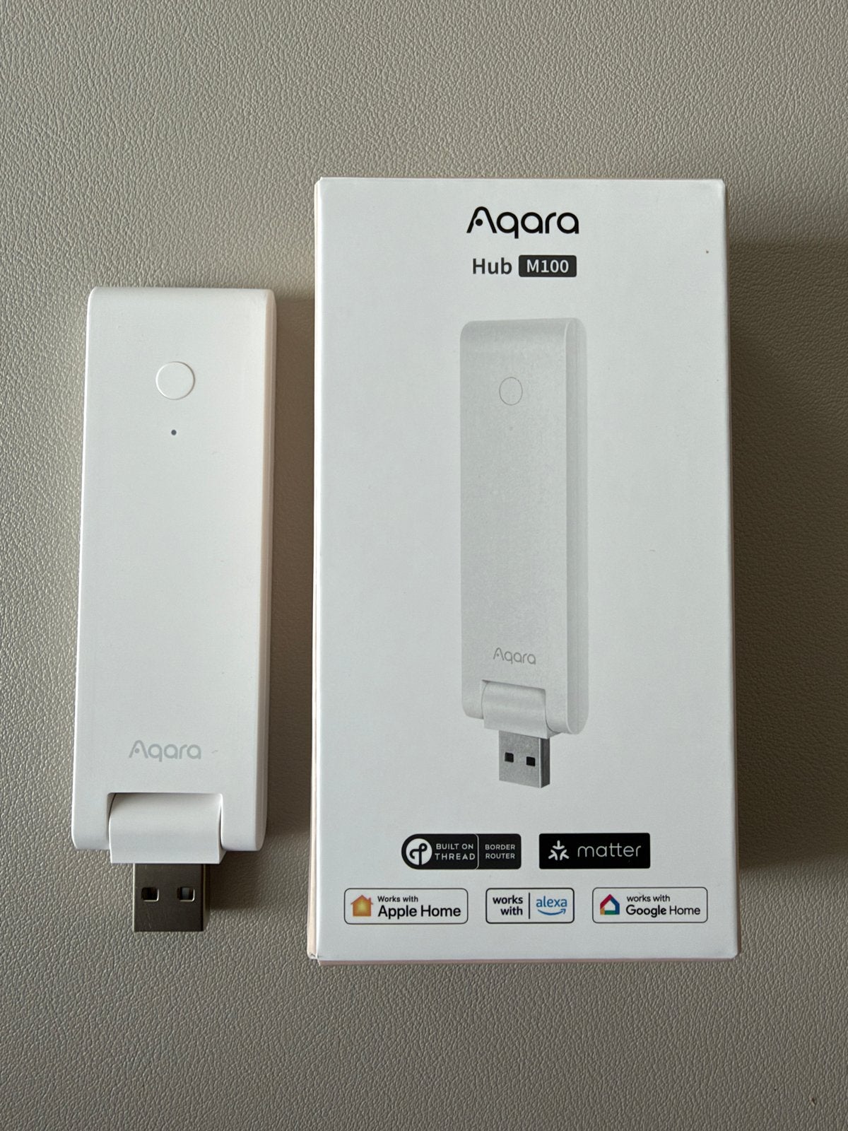 Aqara Hub M100 - Smart Home Gateway met Matter ondersteuning, Ophalen of Verzenden, Zo goed als nieuw