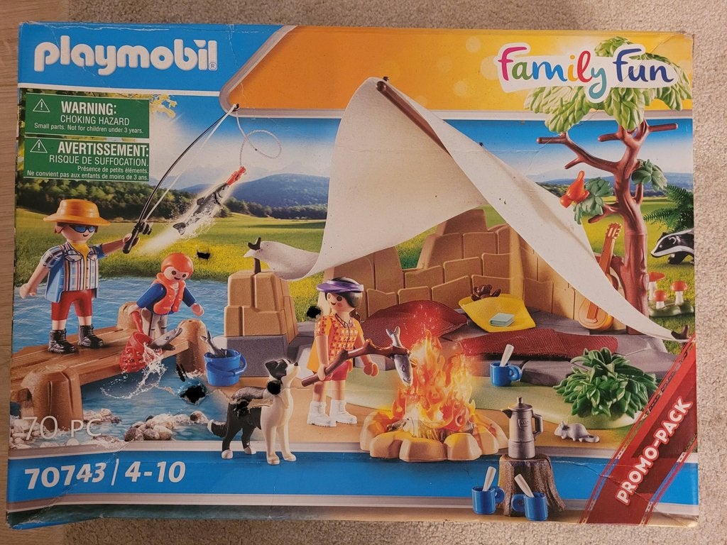 playmobil kamperen 70743 family fun, Complete set, Zo goed als nieuw, Family fun, Ophalen of Verzenden