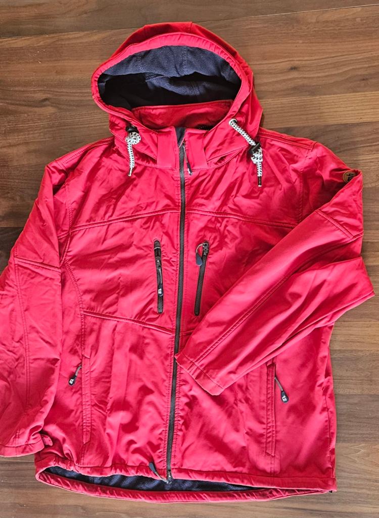 Warmrode softshell jas 6XL, Ophalen of Verzenden, Micheal Heinen, Rood, Jas of Mantel