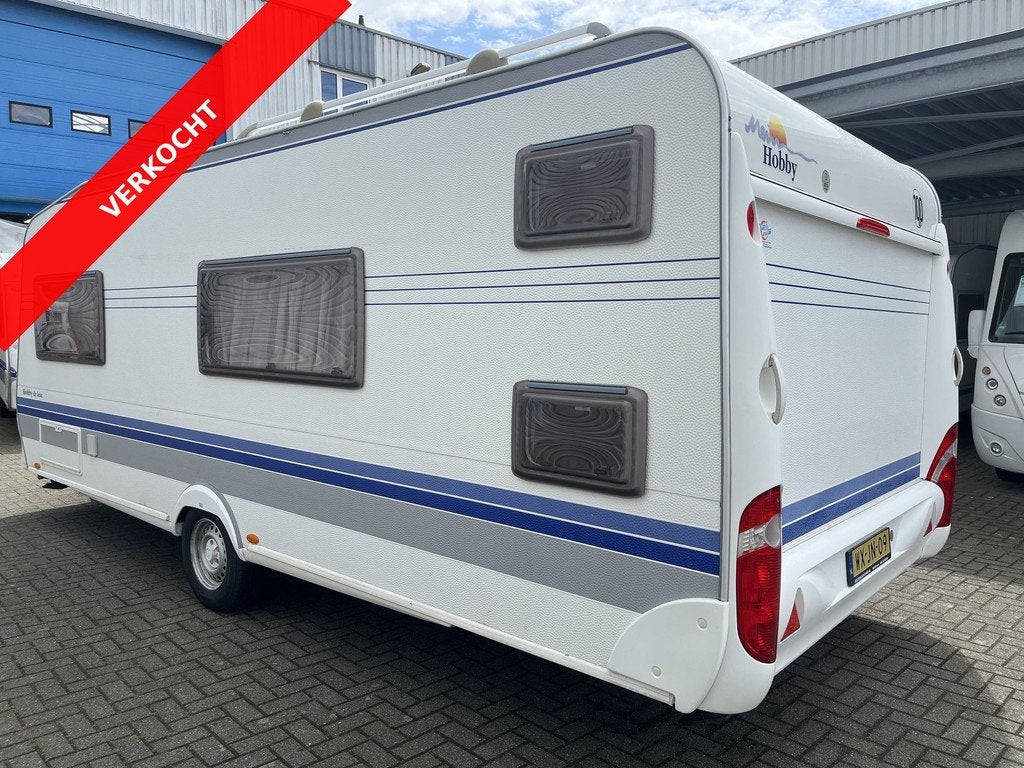 Hobby 560 KMFE Excellent VERKOCHT (bj 2007), Schokbreker, Hobby, 7 tot 8 meter, Bedrijf