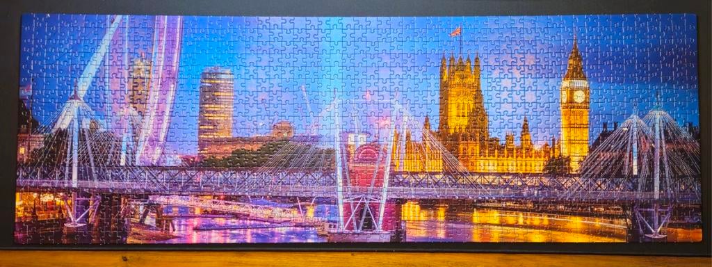Clementoni panoramapuzzel London, Ophalen of Verzenden, 500 t/m 1500 stukjes, Zo goed als nieuw, Legpuzzel