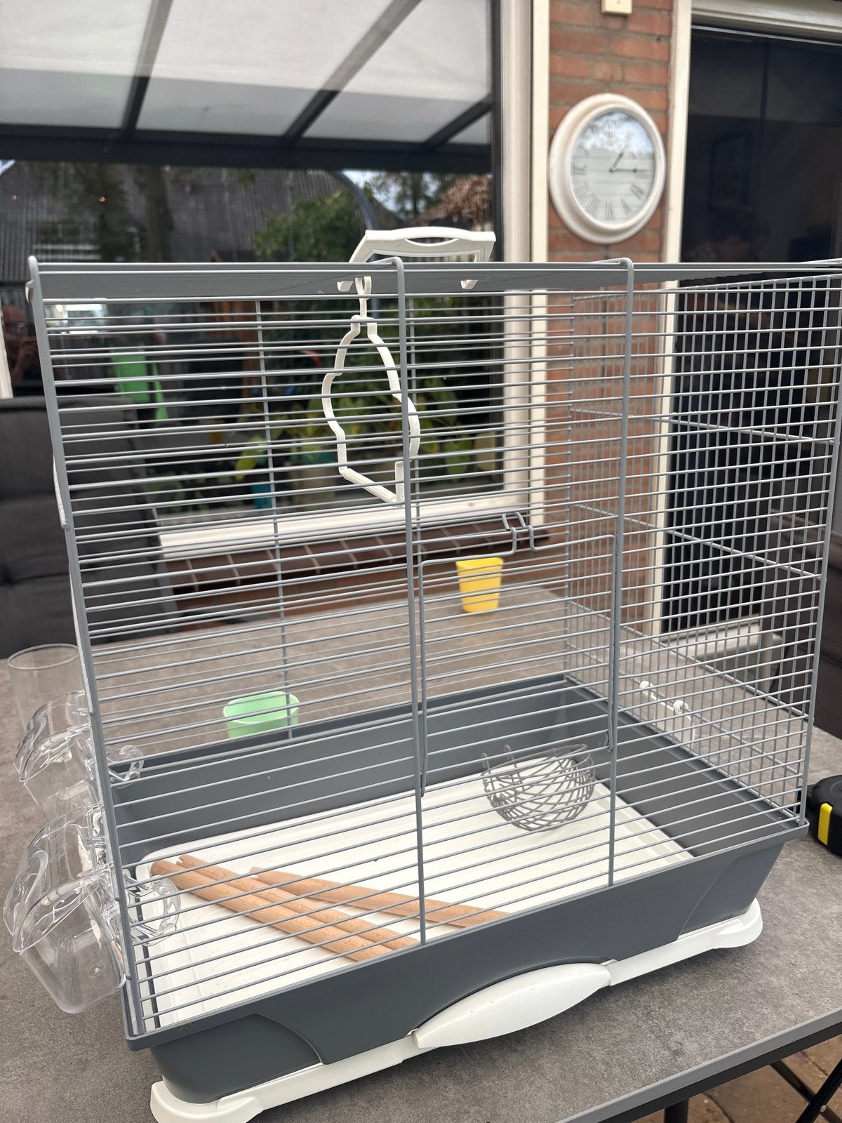 Vogelkooi, Ophalen, Zo goed als nieuw, Aluminium, Vogelkooi