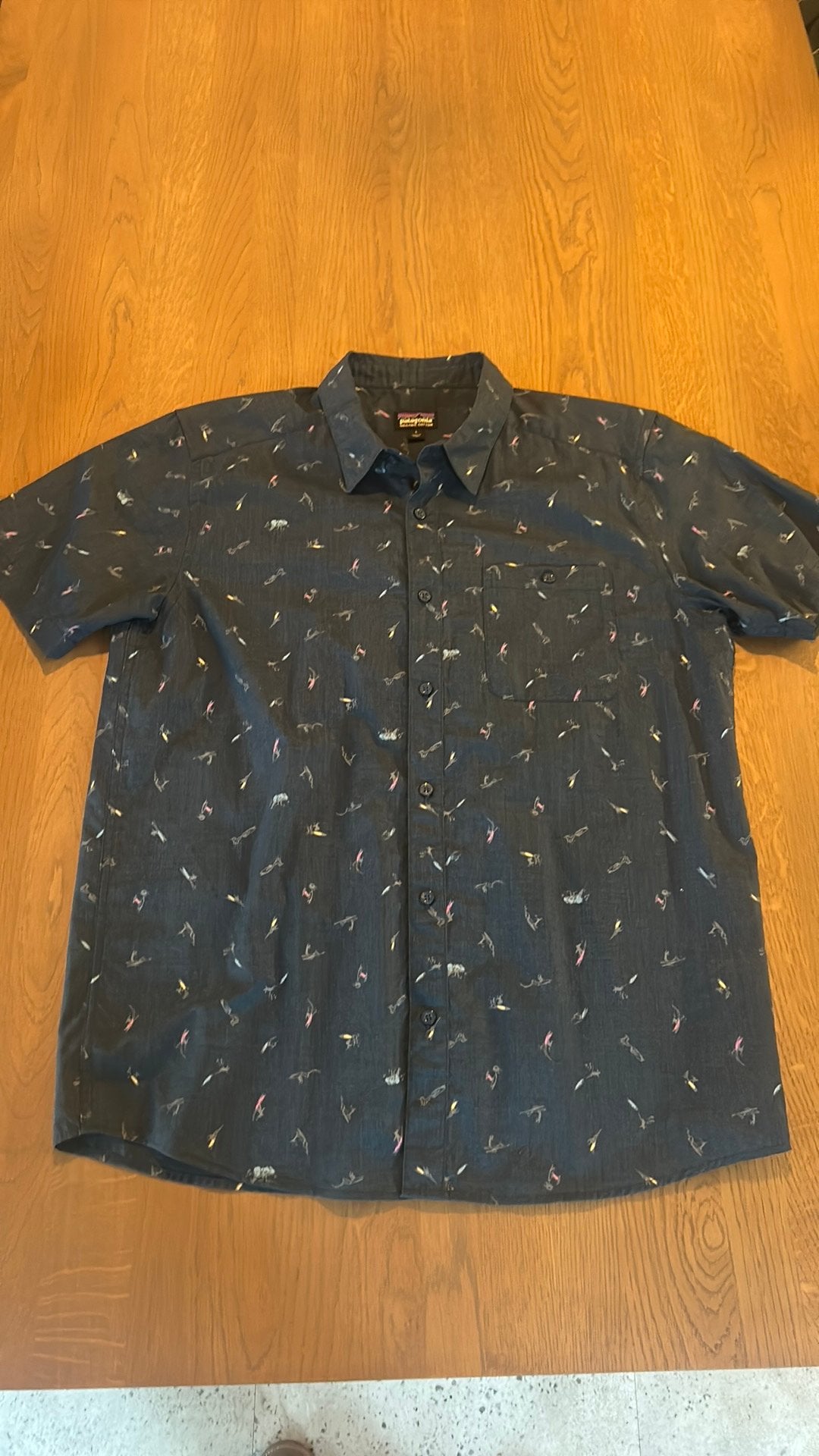 PATAGONIA | Overhemd mt L - NIEUW -, Ophalen of Verzenden, Zo goed als nieuw, Blauw, Halswijdte 41/42 (L)