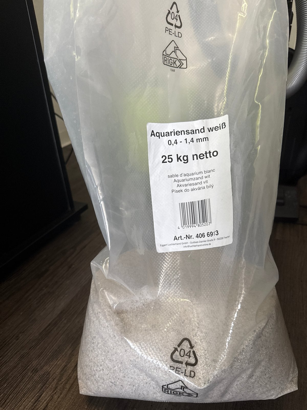 Aquarium sand 2-5kg, Dieren en Toebehoren, Ophalen, Leeg aquarium