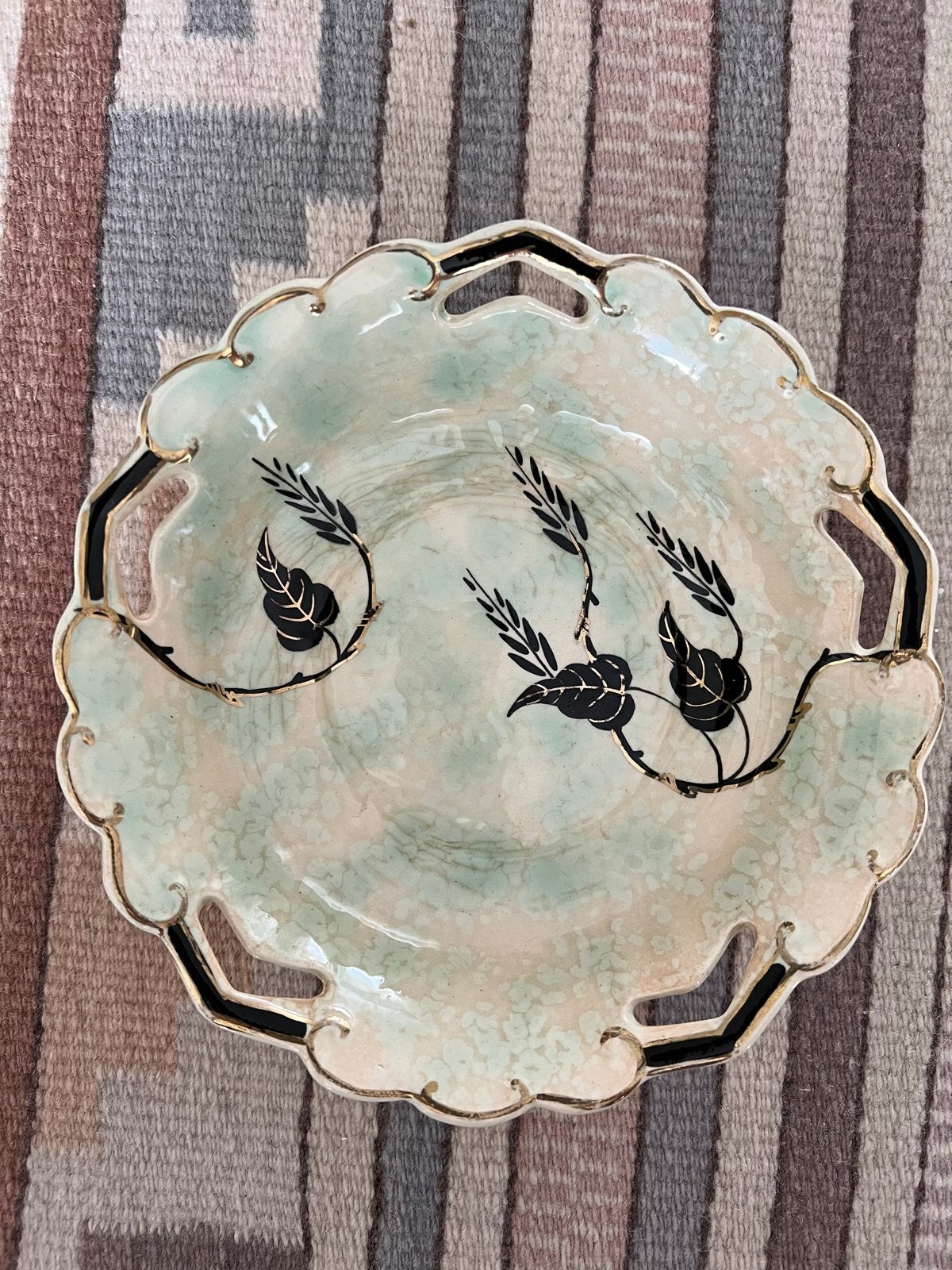Vintage Simpla Flora Gouda Holland schaal, Antiek en Kunst, Ophalen of Verzenden