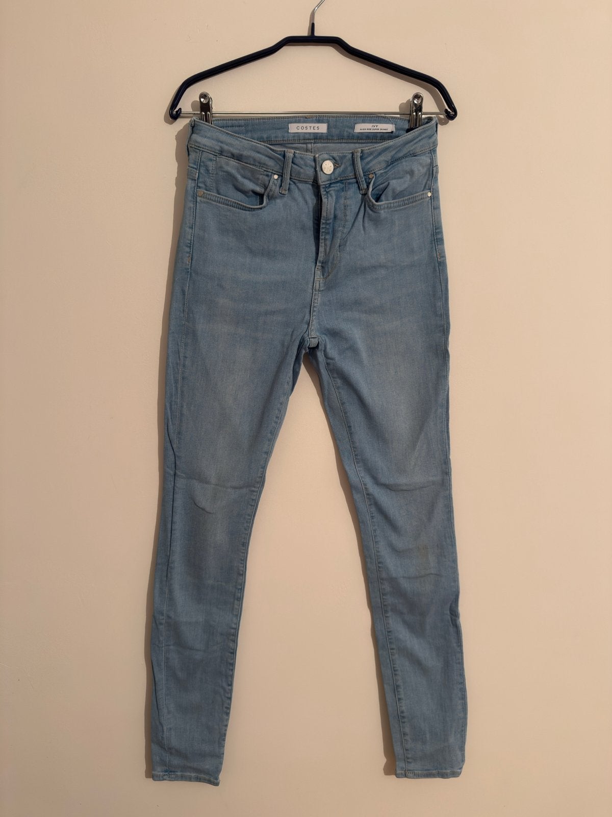 Costes Ivy High Rise Super Skinny Jeans W28 L32, Verzenden, Gedragen, Blauw, W28 - W29 (confectie 36)