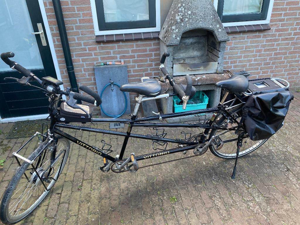 Vittorio R 501 tandem electrisch, Fietsen en Brommers, Ophalen, Gebruikt, Velgrem, 47 tot 51 cm