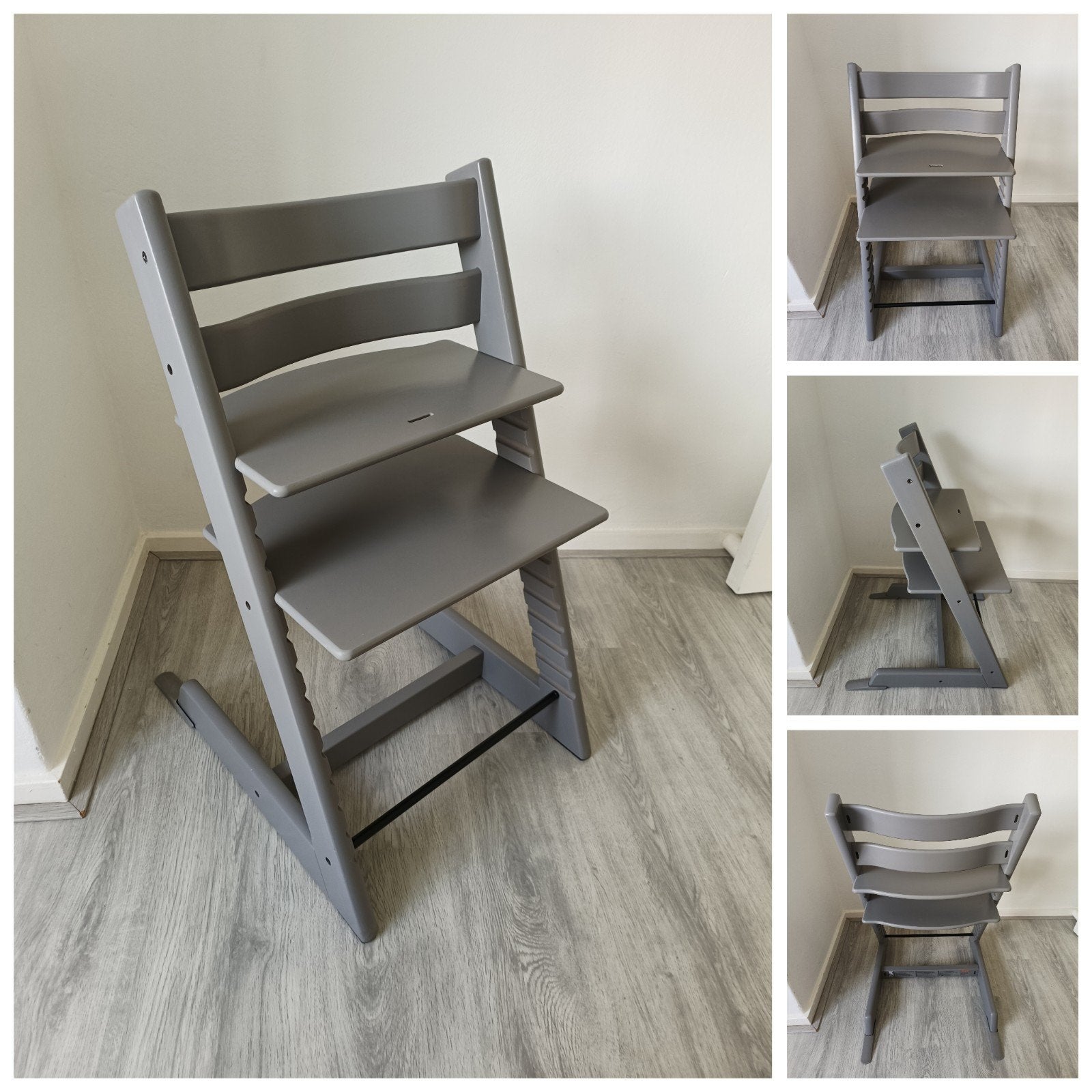 Stokke Tripp Trapp storm grey nieuw model, Kinderen en Baby's, Kinderstoelen, Meegroeistoel, Ophalen of Verzenden, Zo goed als nieuw