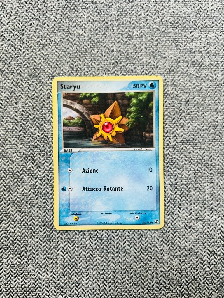 Staryu 84/113 Ex Delta Species Pokemon, Hobby en Vrije tijd, Verzamelkaartspellen | Pokémon, Verzenden, Zo goed als nieuw, Losse kaart