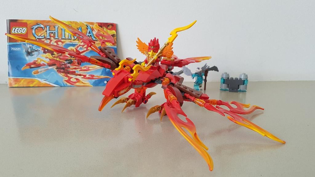 Lego Chima Flinx's Ultimate Phoenix 70221, Overige thema's, Compleet, Lego, Ophalen of Verzenden
