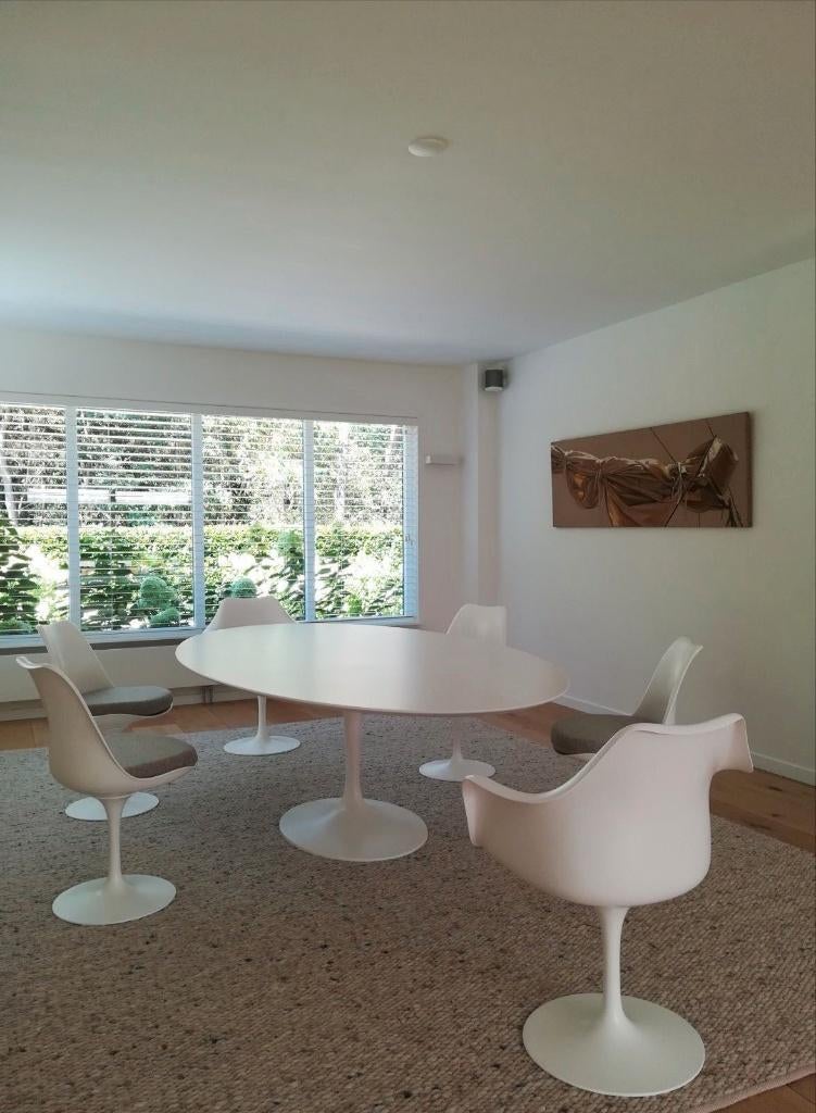 tulipe stoelen tulipe fauteuils eero saarinen * cafe tafel, Overige materialen, Meer dan 8 zitplaatsen, Nieuw, Ophalen of Verzenden