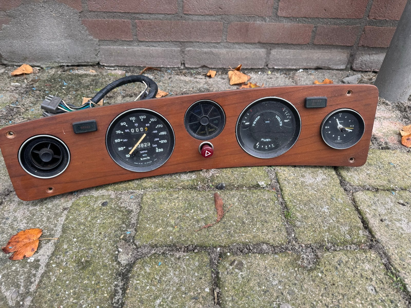 Triumph Dashboardpaneel met meters teller unit, Ophalen of Verzenden, Gebruikt, Oldtimer onderdelen