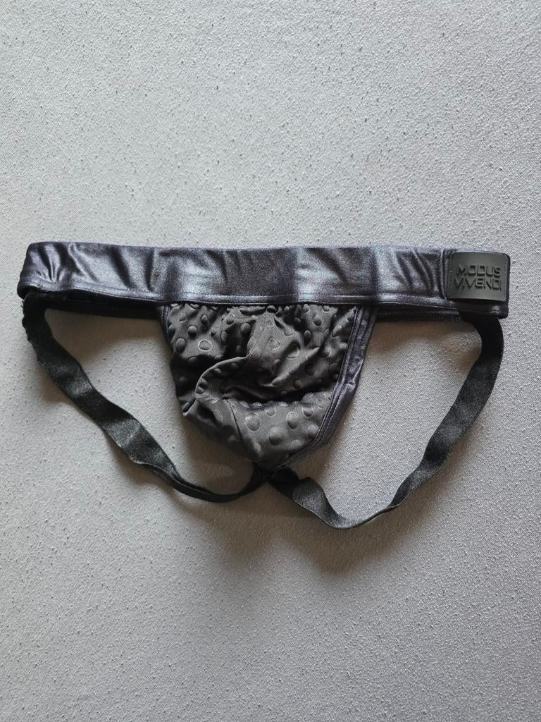 Modus Vivendi Jockstrap Zwart met Textuur, Kleding | Heren, Ondergoed, Ophalen of Verzenden, Zwart, Modus Vivendi, Slip