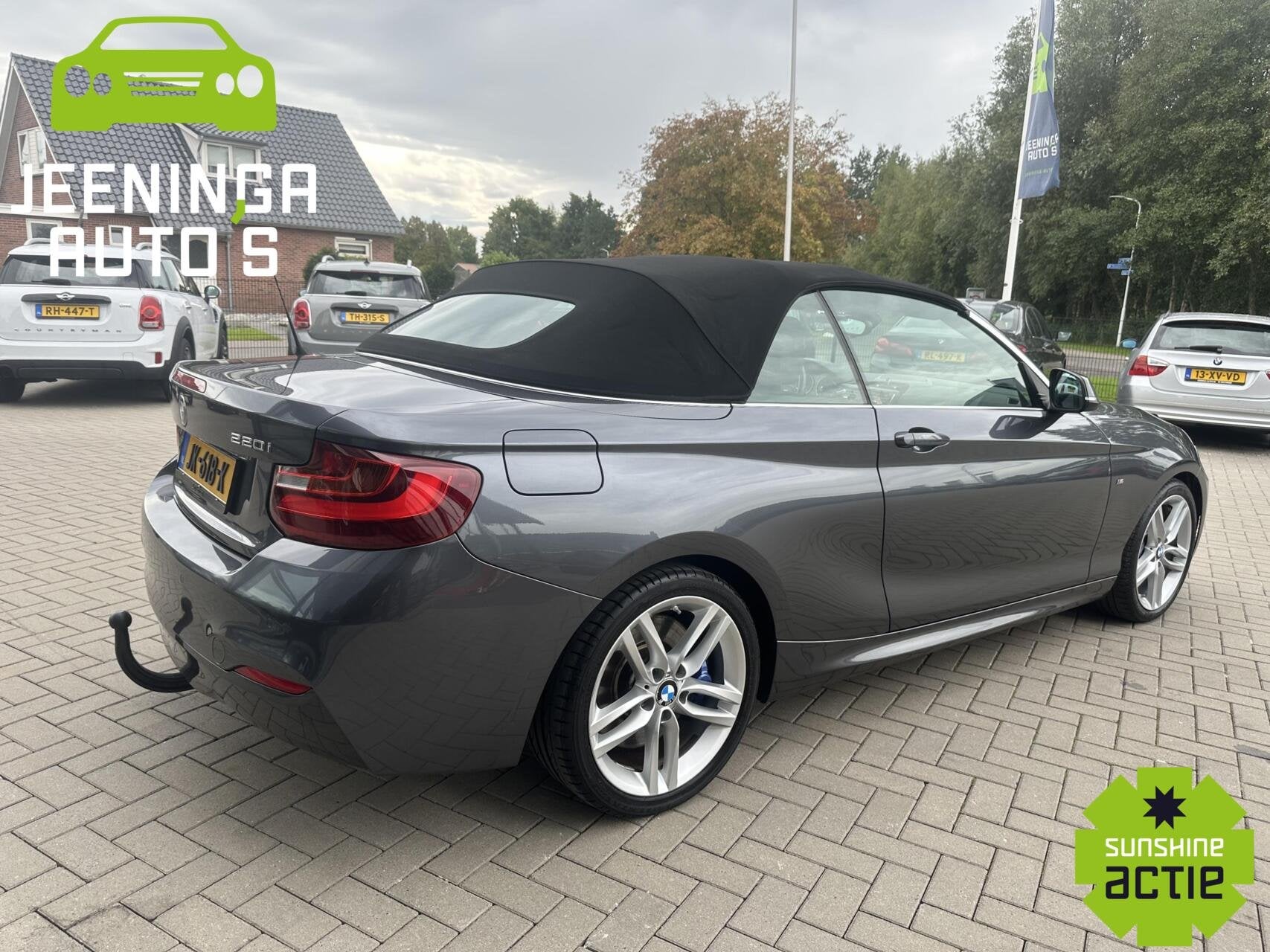 BMW 2-serie Cabrio 220i M pakket |Clima|Stoelverwarming|Trek, Automaat, Achterwielaandrijving, Gebruikt, 4 cilinders
