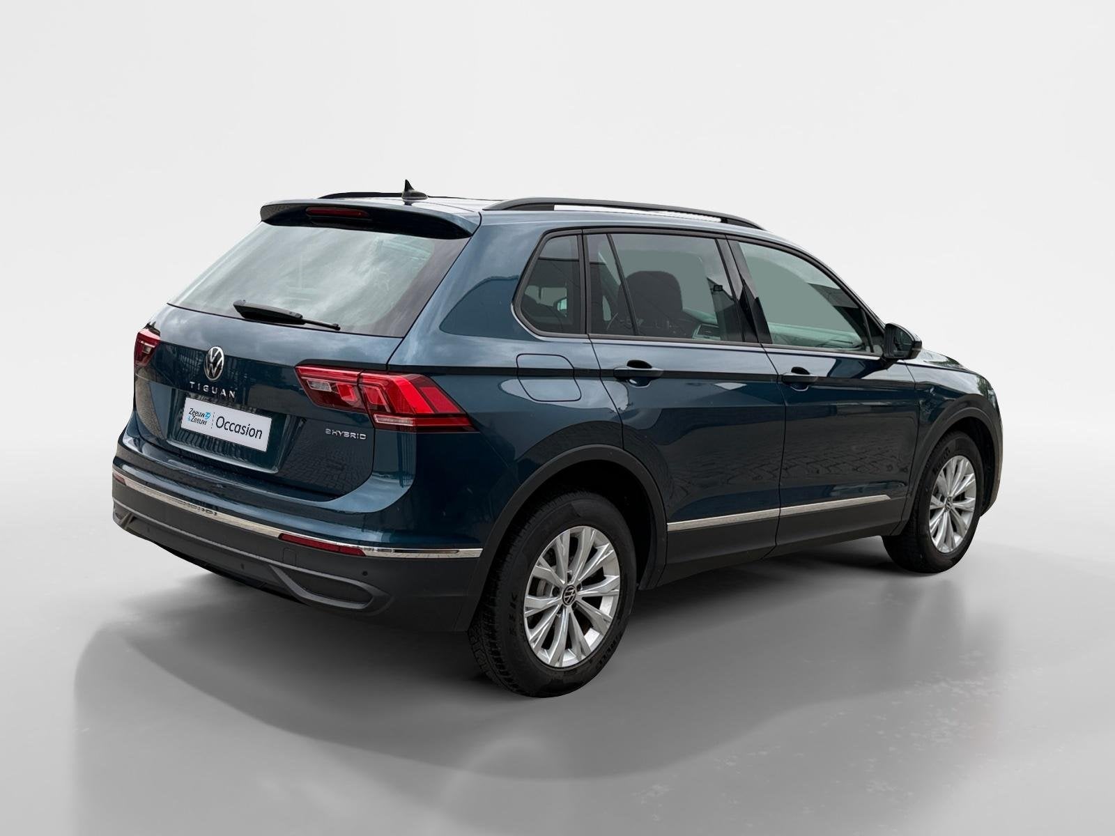 Volkswagen Tiguan 1.4 TSI HYBRIDE, | Metallic | LM velgen |, Auto's, Stof, 4 cilinders, Blauw, Verwarmde buitenspiegels