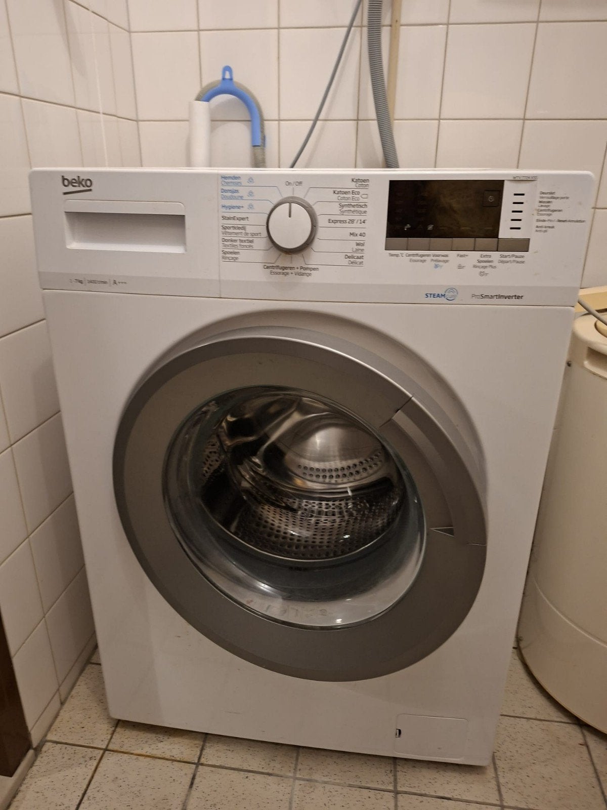 Beko Wasmachine 7kg 1400 toeren A+++, Ophalen, Zo goed als nieuw, 85 tot 90 cm, 1200 tot 1600 toeren