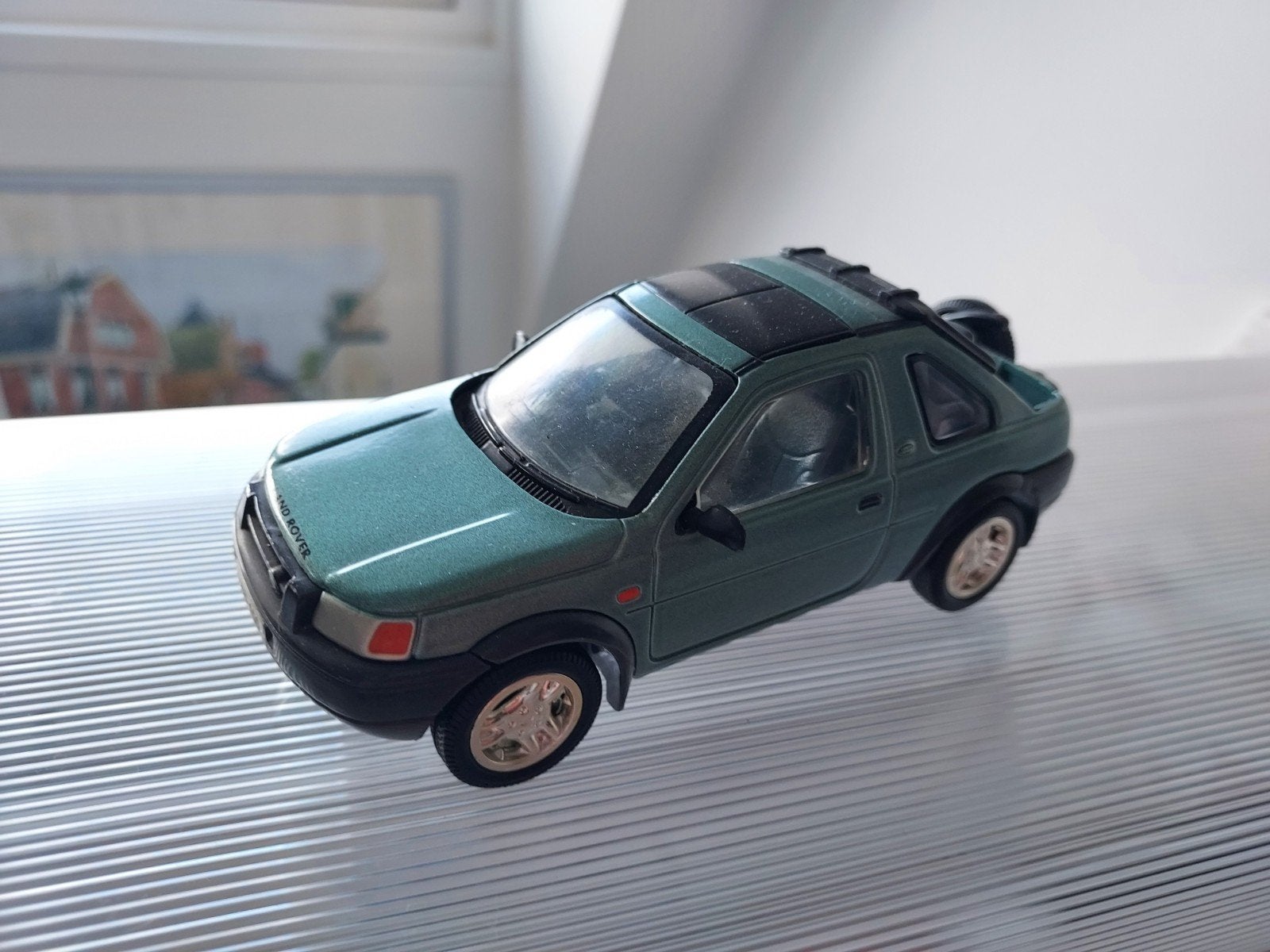 Land Rover Freelander modelauto - Groen, Ophalen of Verzenden, Gebruikt, Overige typen