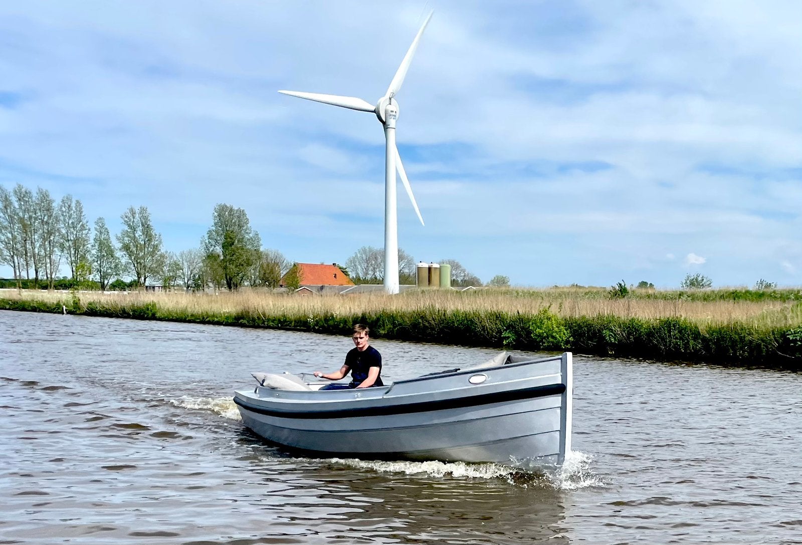 Nieuwe onderhoudsarme Aluminium sloep “opruiming”
