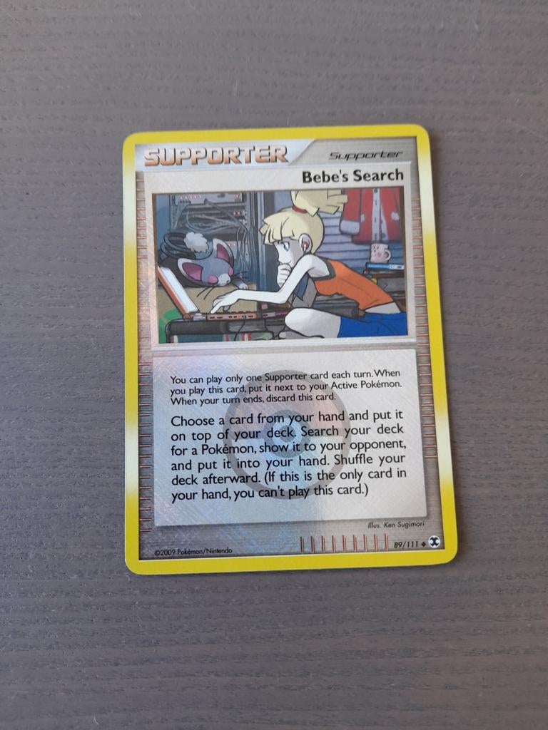 2009 rising rivals 89/111 bebe's search reverse league promo, Ophalen of Verzenden, Zo goed als nieuw, Losse kaart, Foil