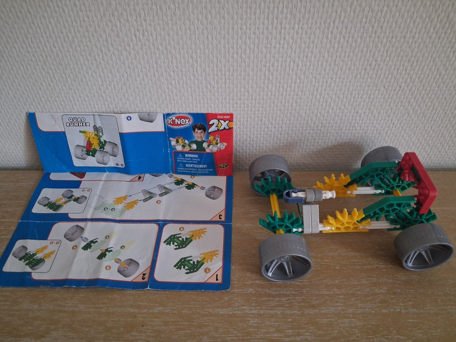 Knexx bouwpakket:quadrunner dune racer set 10236/46207, Ophalen of Verzenden, Zo goed als nieuw, K'nex