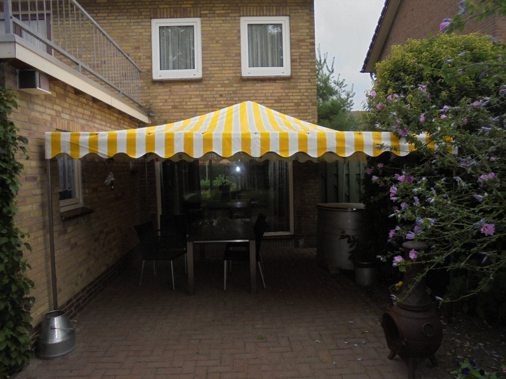 Partytent, tent, party tent. RVS frame en degelijk zeil., Ophalen, Gebruikt, Opvouwbaar, Partytent