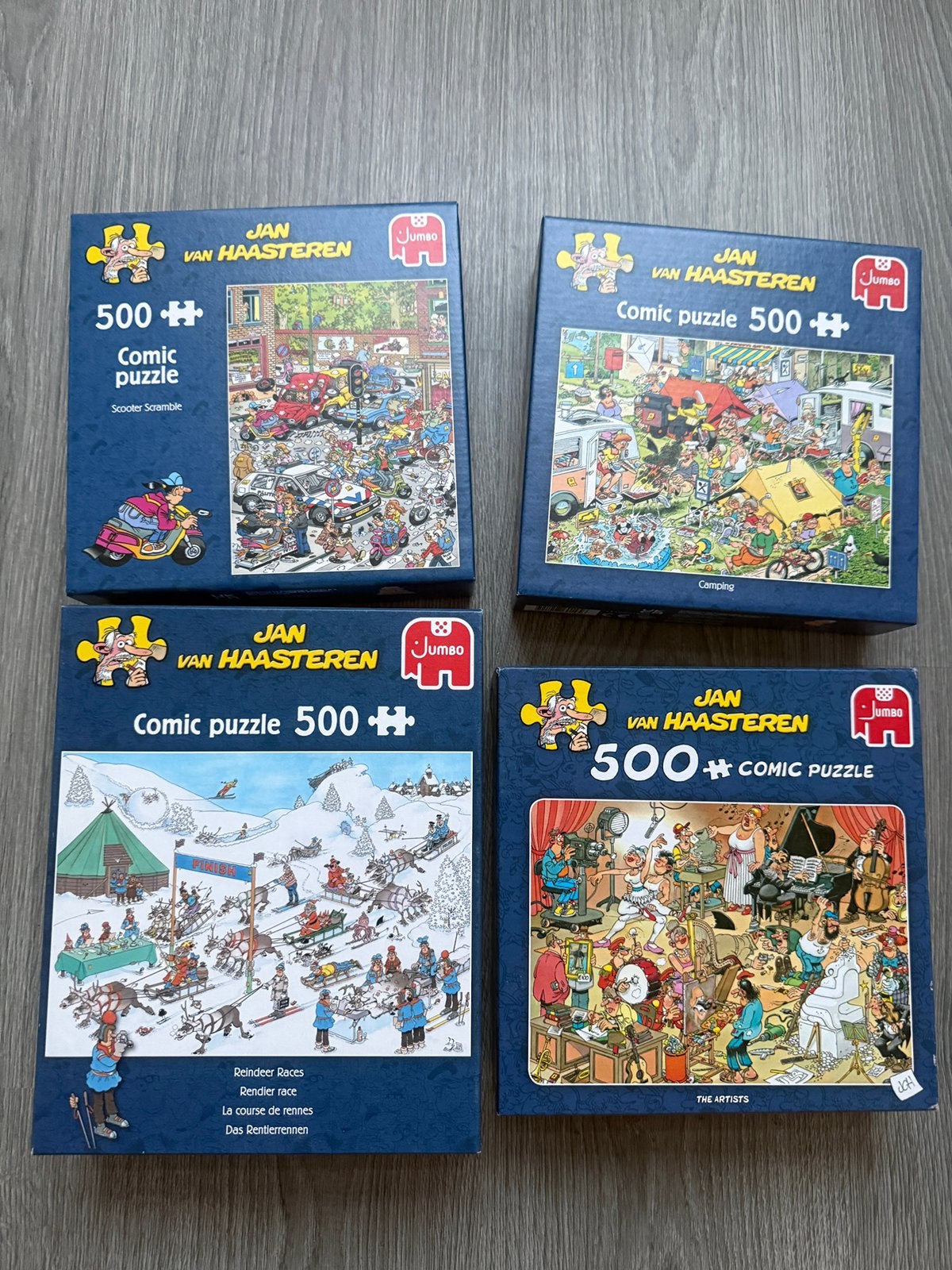 Jan van haasteren puzzels 500 stukjes, Ophalen of Verzenden, 500 t/m 1500 stukjes, Zo goed als nieuw