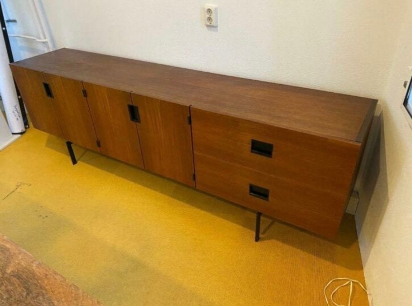 Pastoe dressoir Japanse serie vintage retro, Huis en Inrichting, Kasten | Dressoirs, Ophalen, Gebruikt, Teakhout, 200 cm of meer