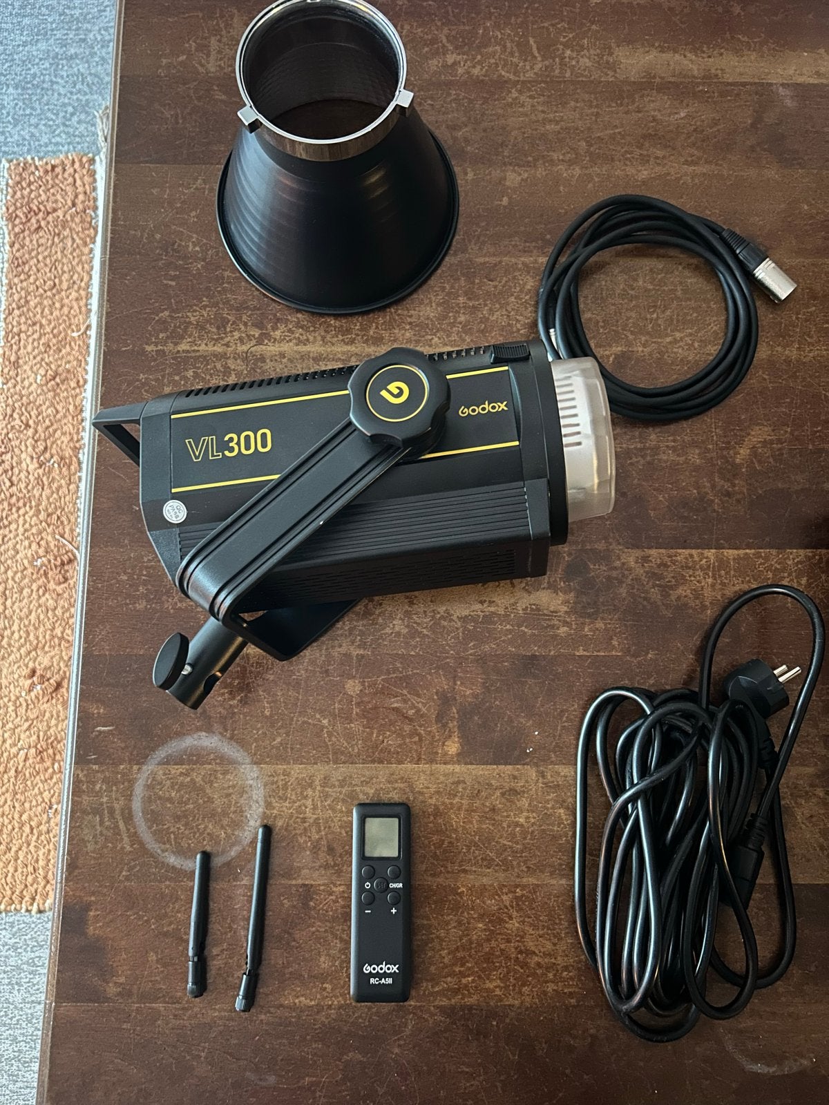 Godox VL300 LED Videolamp met afstandsbediening en tas, Godox, Belichting, Ophalen of Verzenden, Zo goed als nieuw