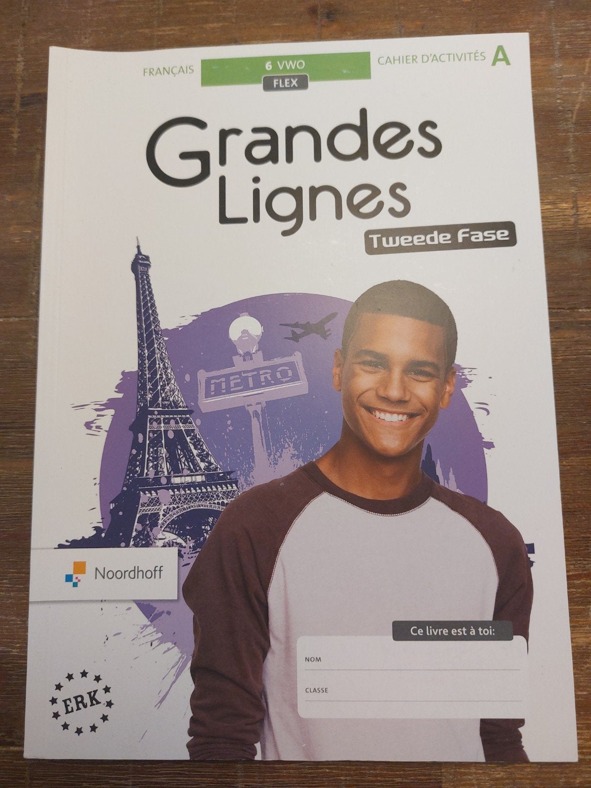 Frans Grandes Lignes 6vwo Leerwerkboek A, Frans, VWO, Noordhoff, Ophalen of Verzenden