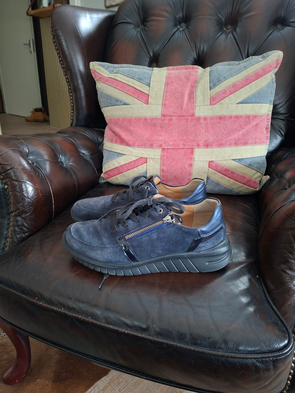 ♦️ Hartjes dames veterschoenen maat 40 (6,5) Wijdte G, Kleding | Dames, Schoenen, Blauw, Ophalen of Verzenden, Sneakers of Gympen