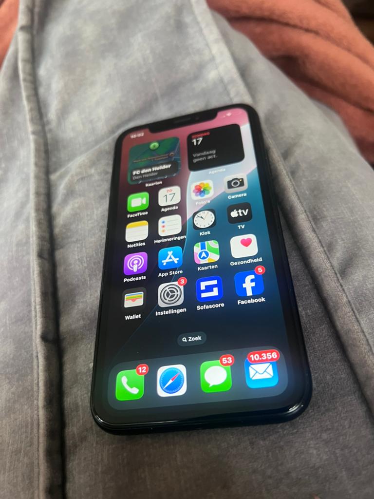 Iphone XR prima staat kleur zwart, Telecommunicatie, Mobiele telefoons | Apple iPhone, Ophalen, Zwart, 64 GB