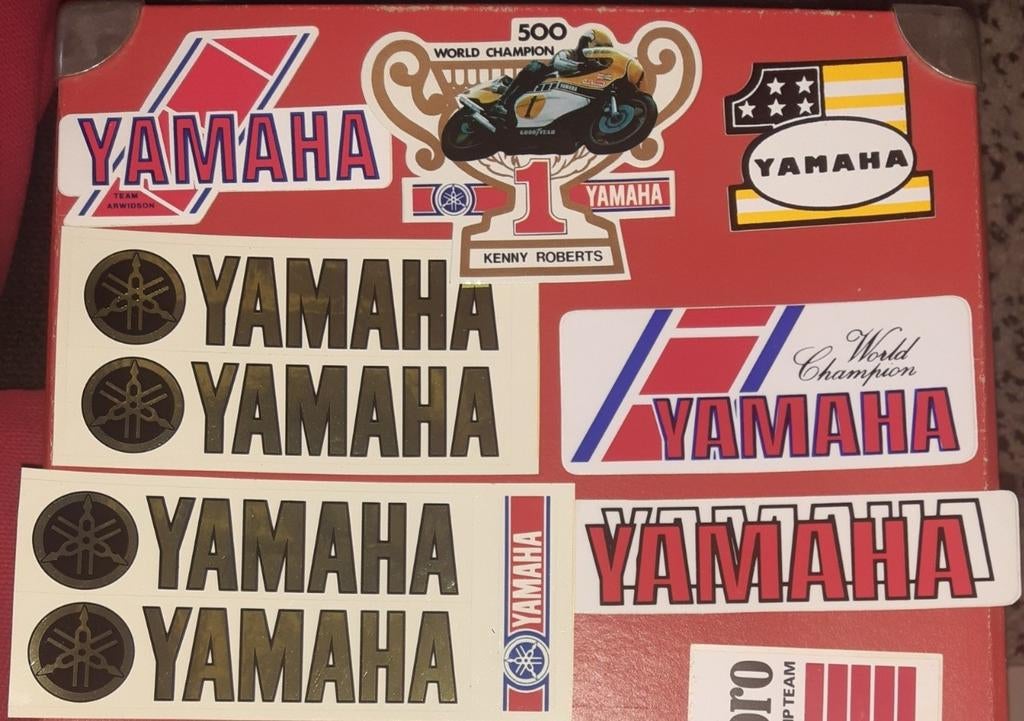 Yamaha stickers, Ophalen of Verzenden, Zo goed als nieuw