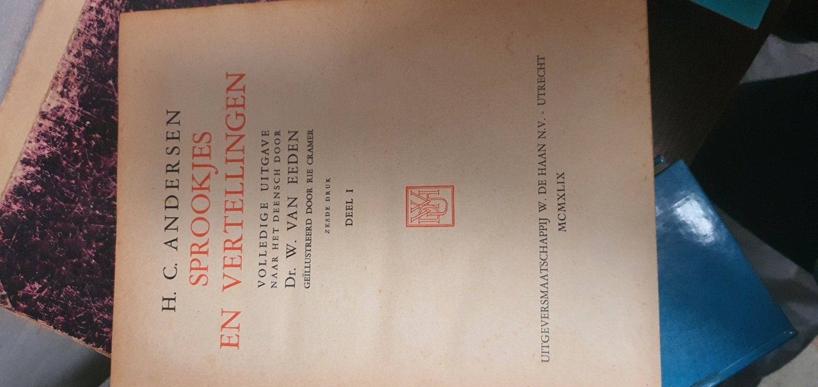 H.C. Andersen – Sprookjes en Vertellingen (1949) – Rie Crame, Boeken, Sprookjes en Fabels, Ophalen of Verzenden, Gelezen