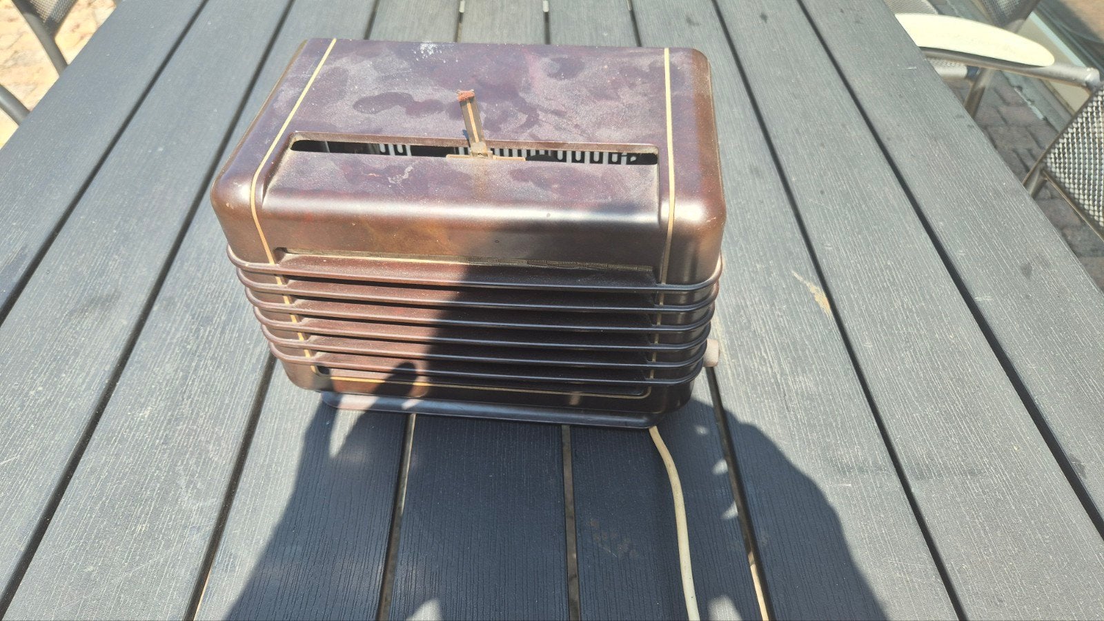 Vintage Philips Buizenradio 209U - Jaren '46/47, Ophalen of Verzenden