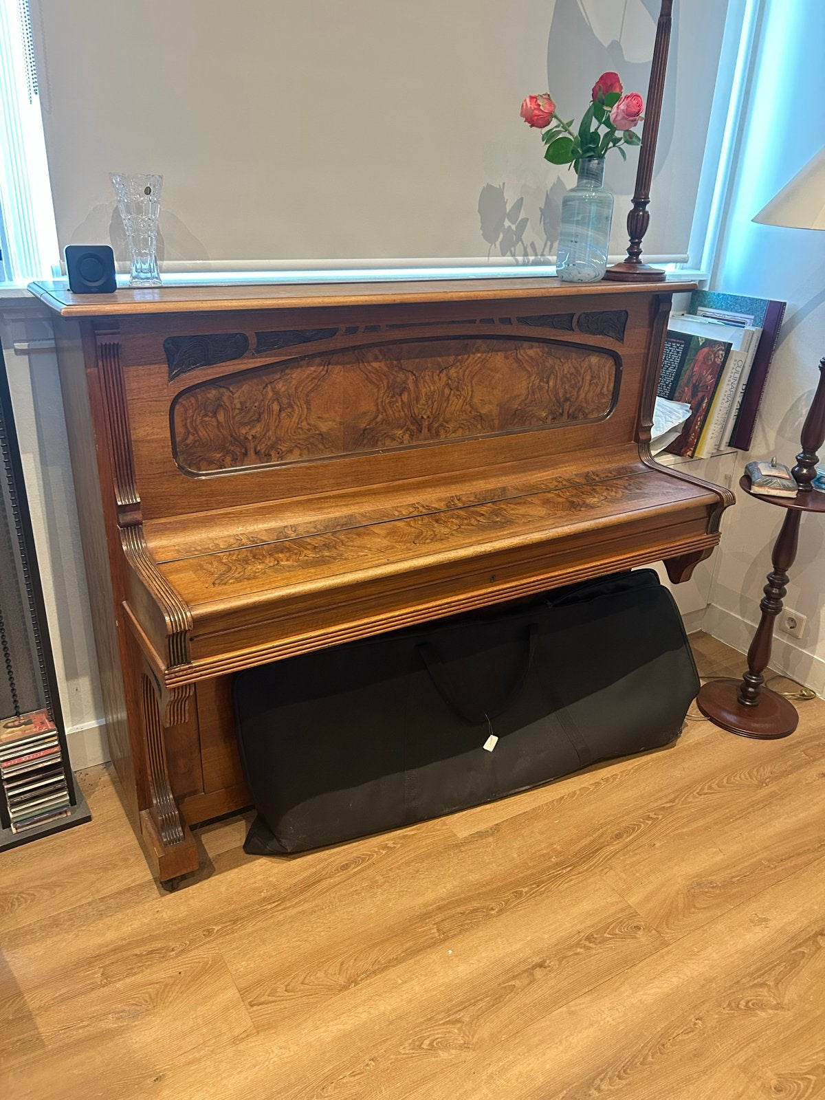 Antieke Steinbach Piano - Prachtig Houten Design, Muziek en Instrumenten, Ophalen, Gebruikt, Bruin, Piano