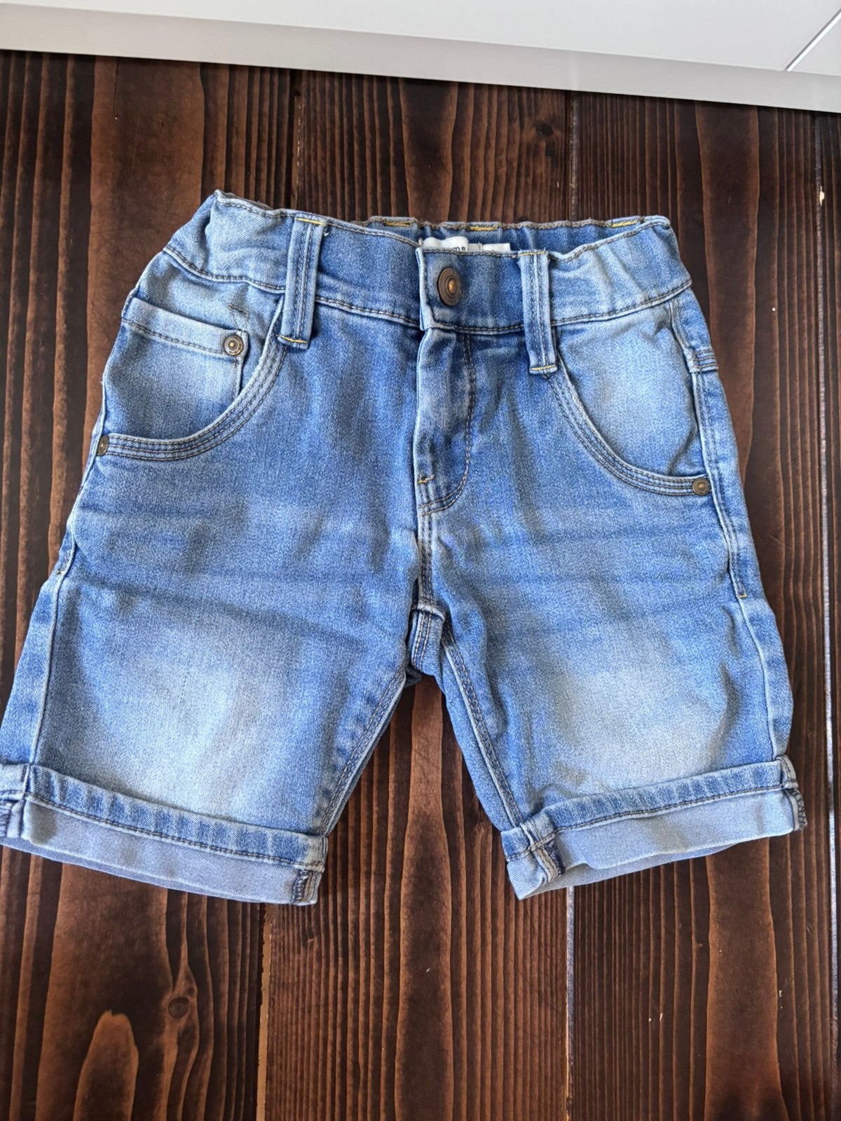 Name it blauwe korte broek maat 116, Ophalen of Verzenden, Zo goed als nieuw, Jongen, Broek