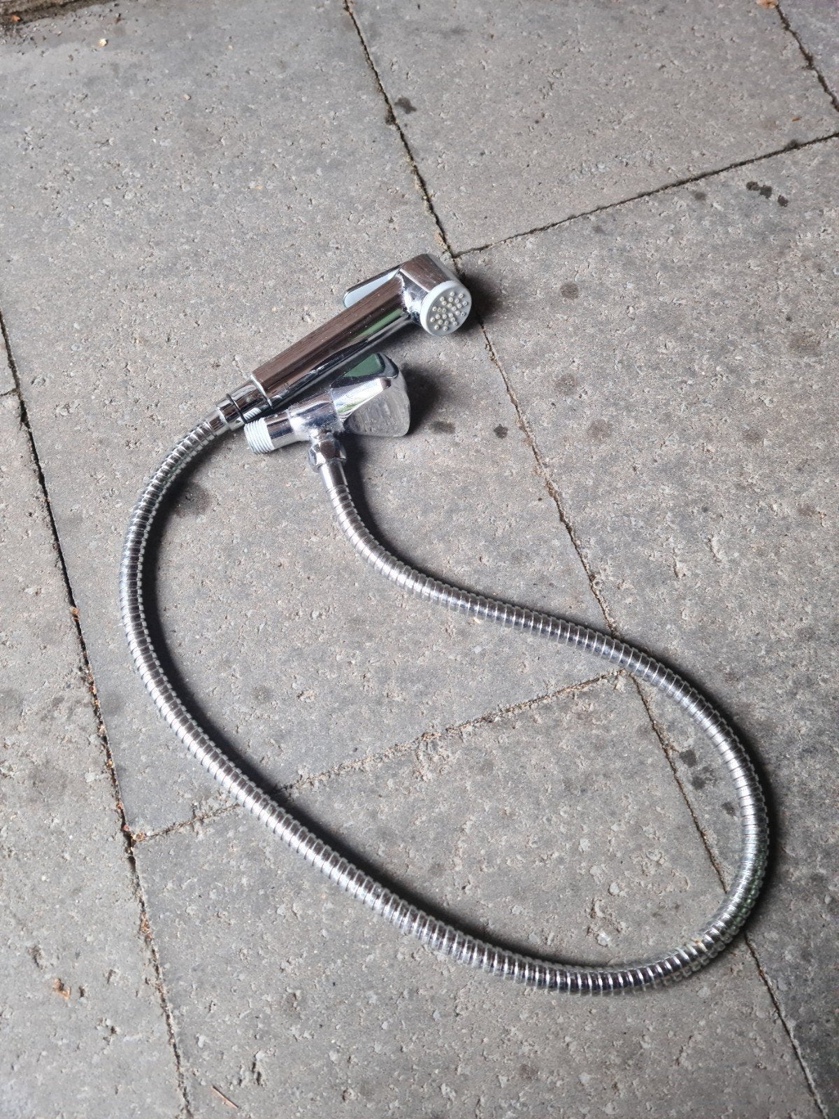 Bidet Doucheset Chroom met Slang 2, Ophalen, Gebruikt, Chroom, Douche