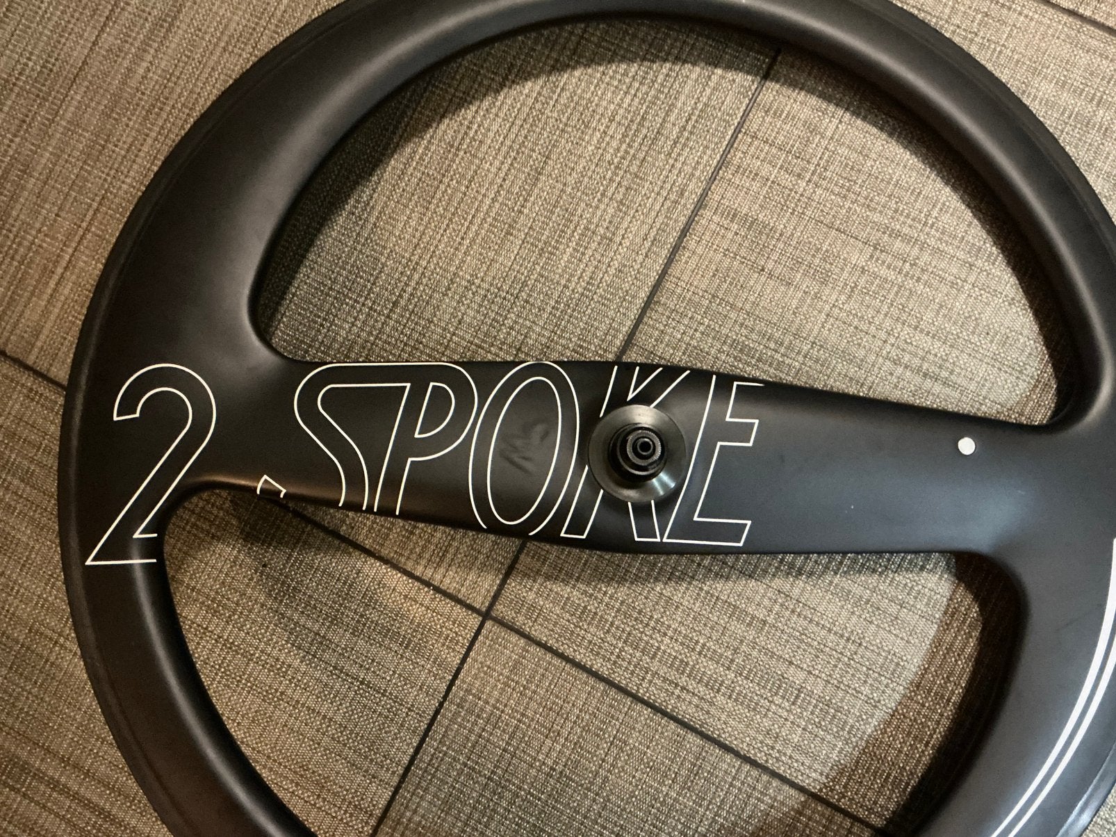 2 spoke voorwiel, Ophalen, Zo goed als nieuw, Wiel